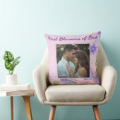 Personalized Romantic Pillow – Custom Couple Photo Kissen (Stuhl )