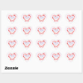 Personalized Romantic Valentine’s Day Sticker (Blatt)