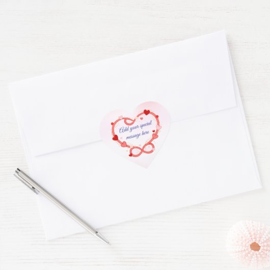 Personalized Romantic Valentine’s Day Sticker (Umschlag)