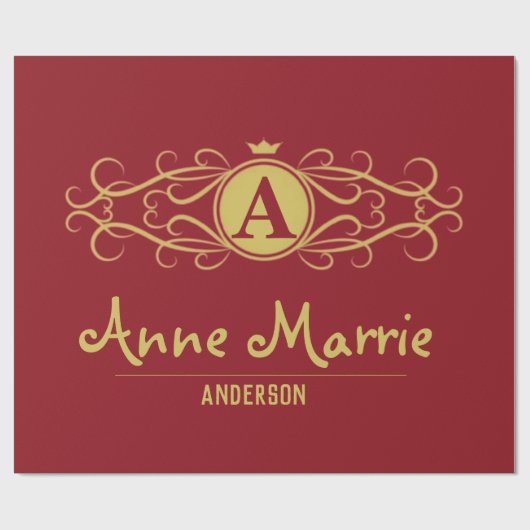 Personalized Rose Dial Women’s Elegant Custom Time Geschenkpapier (Flach)