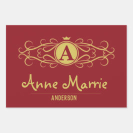 Personalized Rose Dial Women’s Elegant Custom Time Geschenkpapier Set