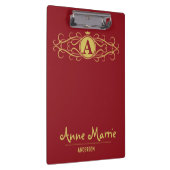 Personalized Rose Dial Women’s Elegant Custom Time Klemmbrett (Rechts)