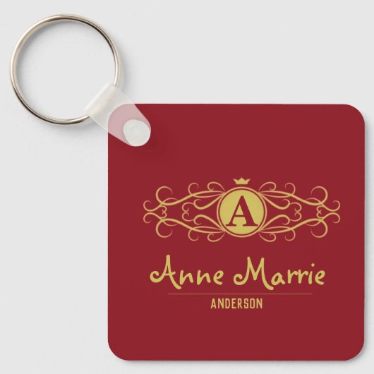 Personalized Rose Dial Women’s Elegant Custom Time Schlüsselanhänger (Vorderseite)