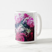 Personalized Rose Mosaic Coffee/ Tea Mug Kaffeetasse (VorderseiteRechts)