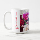 Personalized Rose Mosaic Coffee/ Tea Mug Kaffeetasse (Links)