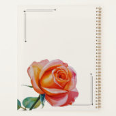 Personalized Rose Planner Aesthetic Weekly Floral Planer (Rückseite)