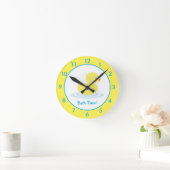 Personalized Rubber Duck Bathroom Custom Runde Wanduhr (Zuhause)