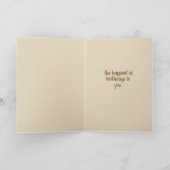 Personalized Rufous Hummingbirds Birthday Card Karte (Innenseite)