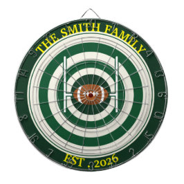 Personalized Rugby Field Dartboard Wall Art Decor Dartscheibe