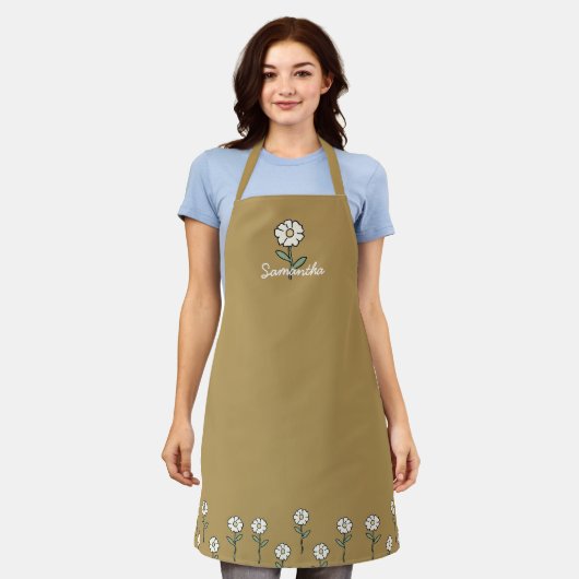 Personalized Rustic Farmhouse Apron for Kitchen  Schürze (Getragen)