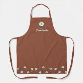 Personalized Rustic Farmhouse Apron for Kitchen Schürze (Vorderseite)