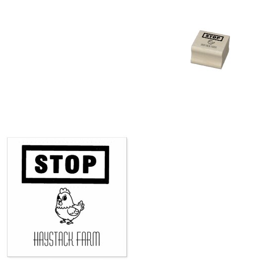 Personalized Rustic Hen Name Egg Love Gummistempel (Stempel)