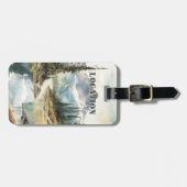 Personalized Rustic Mountain  Gepäckanhänger (Vorderseite horizontal)