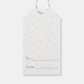 Personalized Rustic Wildflower Meadow "Handpicked" Geschenkanhänger (Rückseite)