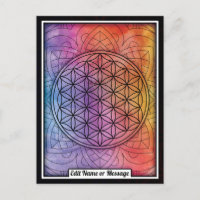 Personalized Sacred Geometry Flower of Life
