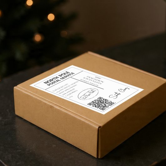 Personalized Santa Address Labels