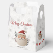 Personalized Santa Christmas – Holiday Favor Box Geschenkschachtel (Geöffnet)