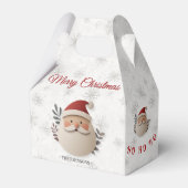 Personalized Santa Christmas – Holiday Favor Box Geschenkschachtel (Vorderseite)