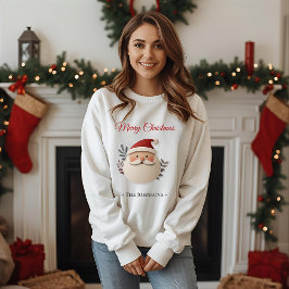 Personalized Santa Christmas Sweatshirt for Women