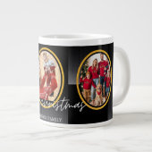 Personalized Santa Claus Christmas Mug Jumbo-Tasse (Vorderseite Rechts)