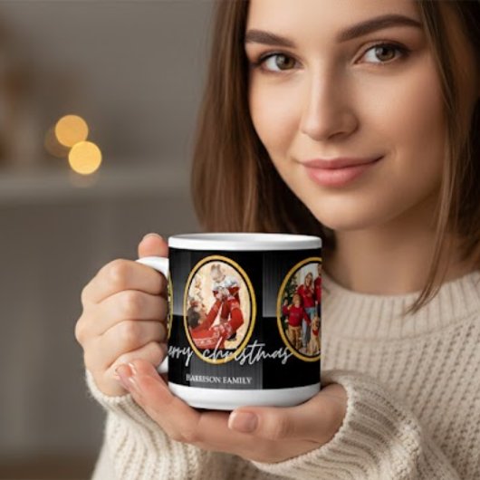 Personalized Santa Claus Christmas Mug Jumbo-Tasse