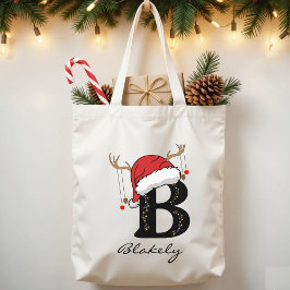Personalized Santa Claus Tote for Mom or Grandma Tragetasche