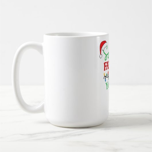 Personalized “Santa’s Favorite”  Kaffeetasse (Links)