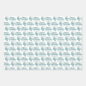 Personalized Santa Wrapping Paper Sheets Geschenkpapier Set (Vorderseite)