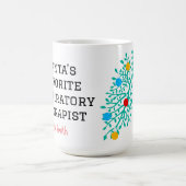 Personalized Santa's Respiratory Therapist Kaffeetasse (Mittel)