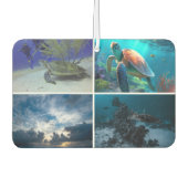 Personalized Scenic Image Rectangle Autolufterfrischer (Vorderseite)