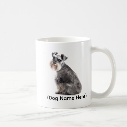 Personalized Schnauzer “I Own You” Kaffeetasse (Rechts)