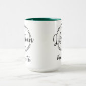 Personalized School Librarian Day | Custom Name  Tasse (Zentrum)