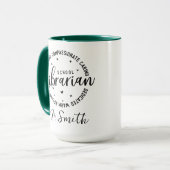Personalized School Librarian Day | Custom Name  Tasse (Vorderseite Links)