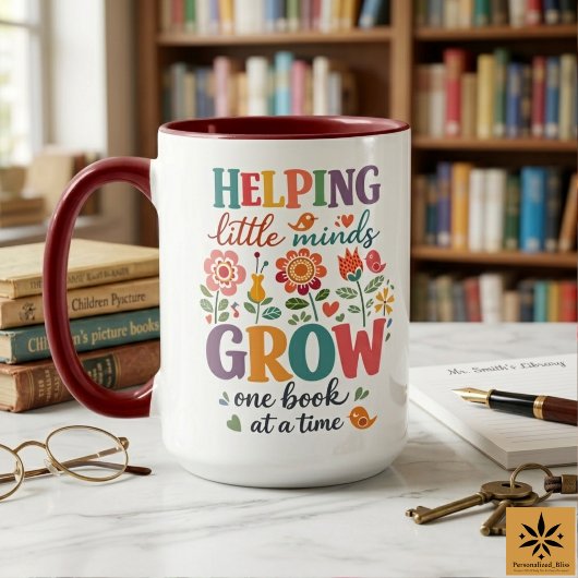 Personalized School Librarian | Happy School  Tasse