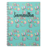 Personalized School Supplies Spiral Notebook  Notizblock (Vorderseite)