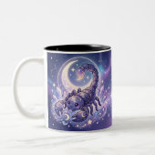 Personalized Scorpio Zodiac Mug Zweifarbige Tasse (Links)
