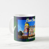 Personalized Scottish Clan Boyle's Kelburn Castle Kaffeetasse (Vorderseite Links)