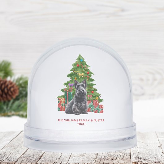 Personalized Scottish Terrier Dog Christmas Schneekugeln