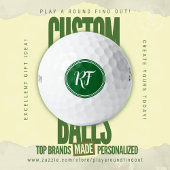 Personalized Script Monogram Wilson Ultra Distance Golfball