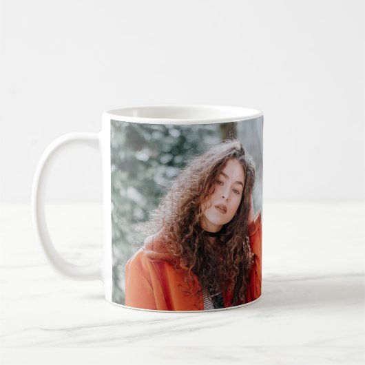 Personalized Script Mug for Her Kaffeetasse (Links)