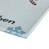 Personalized Seahorse Christmas Cutting Board Schneidebrett (Ecke)