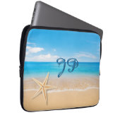 Personalized Seaside Laptop Sleeve (Vorne Rechts)