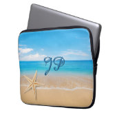 Personalized Seaside Laptop Sleeve (Vorderseite Links)
