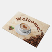 Personalized Seaside Welcome Doormat Fußmatte (Schrägansicht)