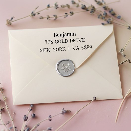 Personalized Self Inking Address Name Stamp Permastempel