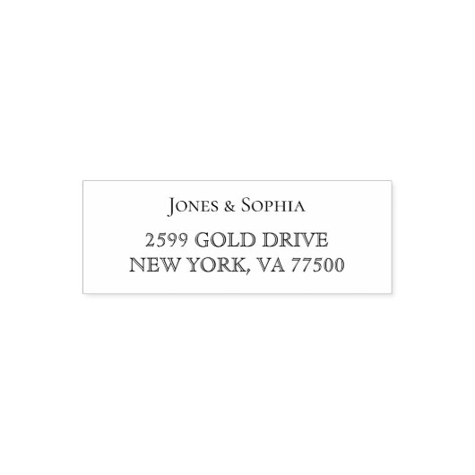 Personalized Self Inking Rubber Stamp Custom Retur Permastempel (Design)