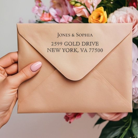 Personalized Self Inking Rubber Stamp Custom Retur Permastempel