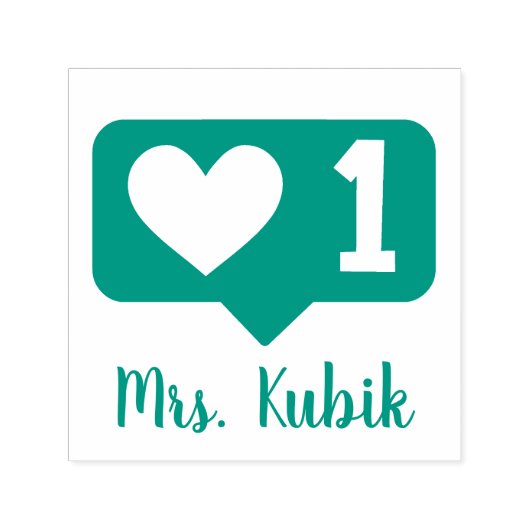 Personalized Self-Inking Teacher Stamp Permastempel (Design)