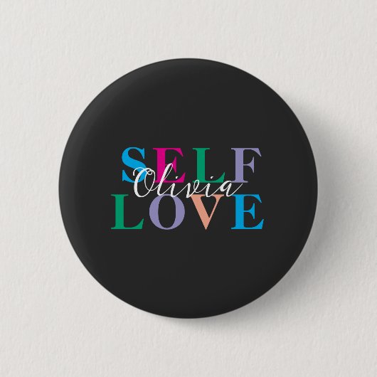 Personalized Self love  Button (Vorderseite)