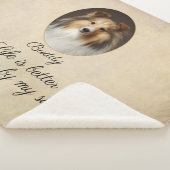 Personalized Sheltie with You by My Side Sherpadecke (3/4)